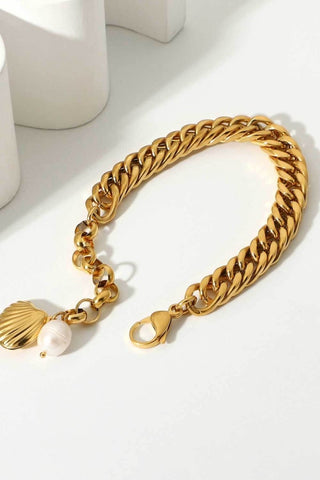 18K Goud Vergulde Schakelarmband - Accessoires en Sieraden - Bayu