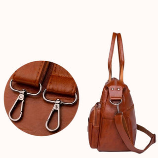 Anneke | Stijlvolle Leren Crossbody Tas - Bayu