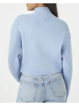 Blauwe Turtleneck Trui - Trui - Bayu