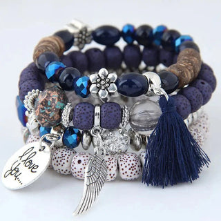 Bohemian Charm Kralen Wrap Armbanden - Bayu