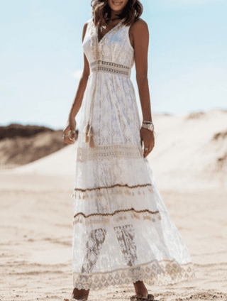 Boho Ibiza | Bella Boho Maxi Jurk - Ibiza jurken - Bayu