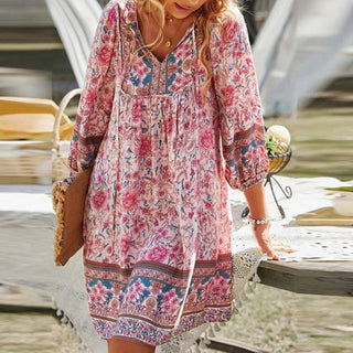 Boho Zomer Jurk - Ibiza jurken - Bayu