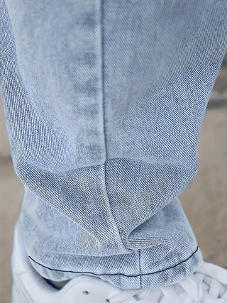 Bōtega - Casual straight leg light washed heren jeans - Bayu