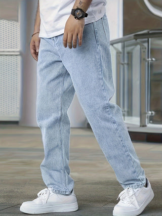 Bōtega - Casual straight leg light washed heren jeans - Bayu