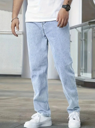 Bōtega - Casual straight leg light washed heren jeans - Bayu