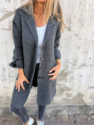 Charm - Casual Lange Jas - Trenchcoat - Bayu