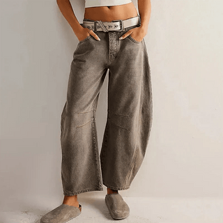 Damaris - Comfortjeans met Wijde Pijpen - Pants - Bayu