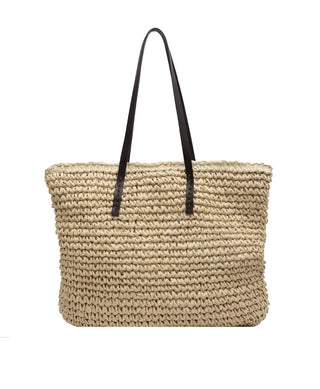 Ecochic | stijlvolle geweven shopper met lange handvatten - Handbag - Bayu