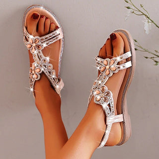 Eden | Luxe Designer Sandalen met Strass - Schoenen Dames - Bayu