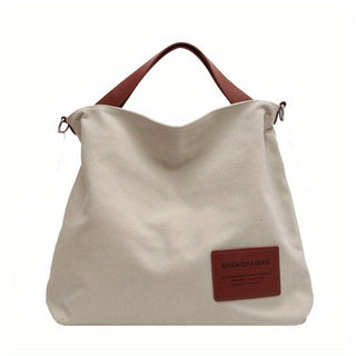 Eenvoudige canvas schoudertas | Billie tas - Accessories - Bayu