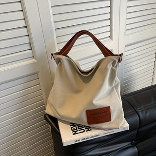 Eenvoudige canvas schoudertas | Billie tas - Accessories - Bayu