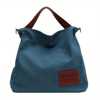 Eenvoudige canvas schoudertas | Billie tas - Accessories - Bayu