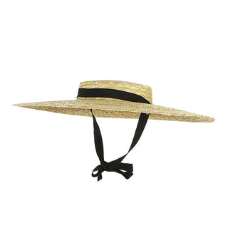 Elegante Platte Strohoed - Hats - Bayu