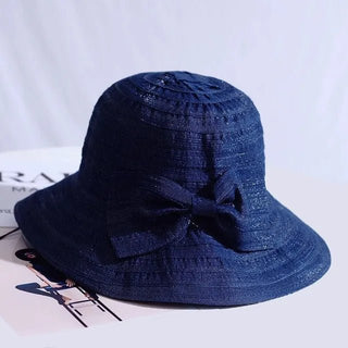 Elegante Zomerse Hoed met Lint voor een Stijlvolle Look - Hats - Bayu