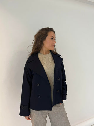 Ethos - Korte Trenchcoat Voor Dames - Jassen/Blazers - Bayu