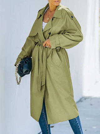 Eulària - Trenchcoat met Dubbele Rij Knopen - Trenchcoat - Bayu