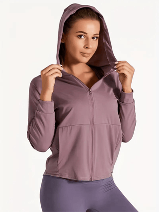 FitWear - Snel drogende sport hoodie met rits - Jacket - Bayu