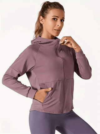 FitWear - Snel drogende sport hoodie met rits - Jacket - Bayu