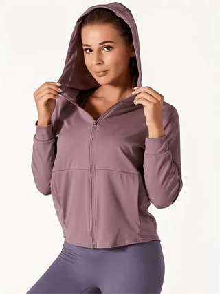 FitWear - Snel drogende sport hoodie met rits - Jacket - Bayu