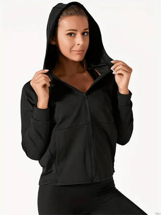 FitWear - Snel drogende sport hoodie met rits - Jacket - Bayu