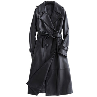 Frederica&nbsp;Lederen Trenchcoat - Bayu