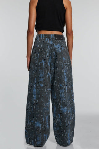 Jokay Unieke Torn Print Jeans - Bottoms - Bayu