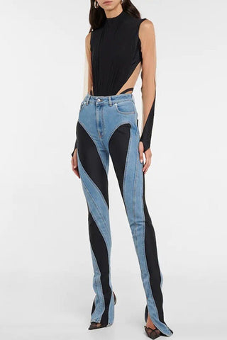 Jolene Ademend Mesh Paneel Spira Jeans voor elke Gelegenheid - Bottoms - Bayu