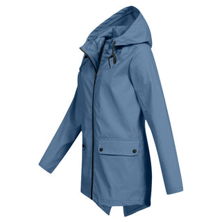 Lange Regenjas met Capuchon voor Dames - Jacket & Coats - Bayu