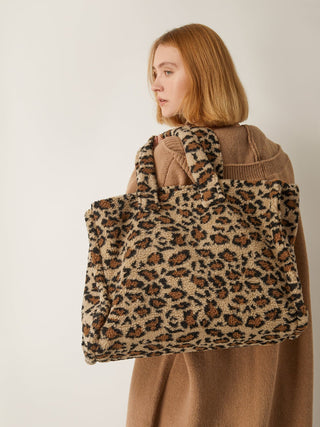 Luipaardprint Fuzzy Schoudertas - Bag - Bayu