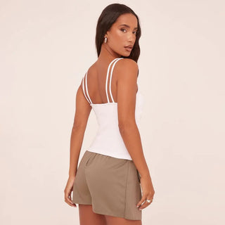 Luxe Gestreepte Camisole met Dubbele Bandjes - Tank Tops & Camis - Bayu