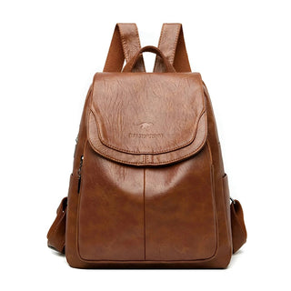 Luxestyle | elegant dames rugzak met meerdere vakken - Leather Bag - Bayu