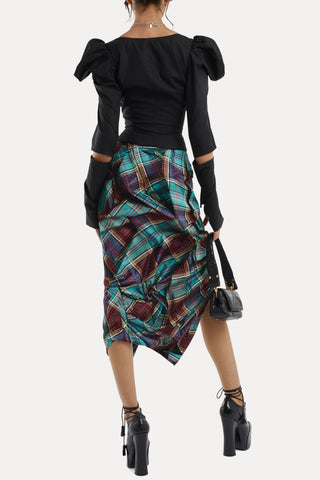 Mabel - Asymmetrische Midi Rok - Bottoms - Bayu