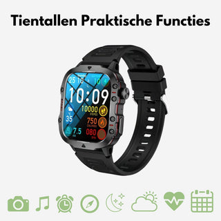 Outdoor Smartwatch – IP68 Robuust, Volledig Aanraakscherm - smartwatch - Bayu