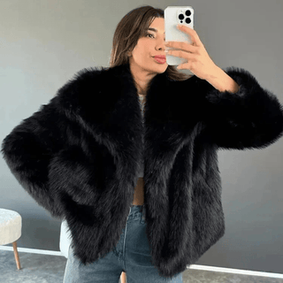 Rayne Rose - Luxe Faux Fur Damesjas voor de Winter - Montiqeu - Luxe Faux Fur Damesjas voor de Winter - Bayu