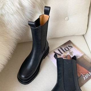 Rogue - Zwarte Chunky Chelsea Boots voor Dames - Laarzen - Bayu