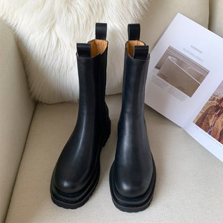 Rogue - Zwarte Chunky Chelsea Boots voor Dames - Laarzen - Bayu