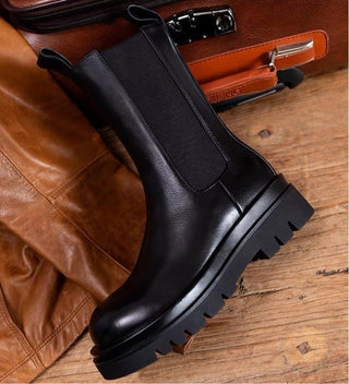 Rogue - Zwarte Chunky Chelsea Boots voor Dames - Laarzen - Bayu