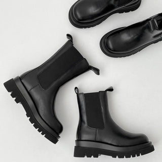 Rogue - Zwarte Chunky Chelsea Boots voor Dames - Laarzen - Bayu