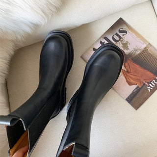 Rogue - Zwarte Chunky Chelsea Boots voor Dames - Laarzen - Bayu