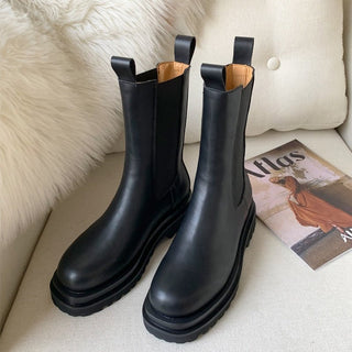 Rogue - Zwarte Chunky Chelsea Boots voor Dames - Laarzen - Bayu