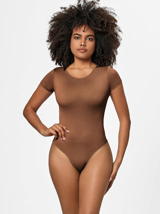 Second Skin - Bodysuit met Ronde Hals - Bayu