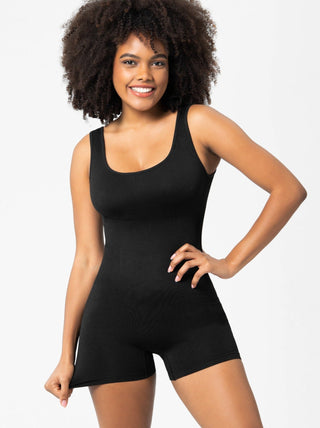 Second Skin - Stijlvolle Zwarte Tummy Control Bodysuit - Bayu