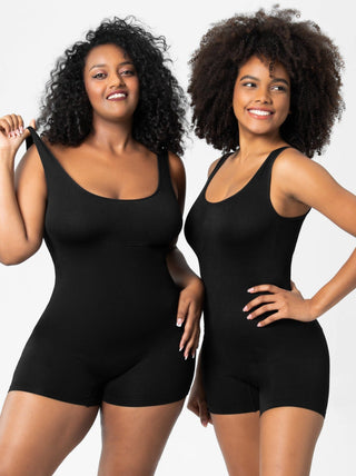 Second Skin - Stijlvolle Zwarte Tummy Control Bodysuit - Bayu