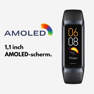 Slimme Activiteiten Tracker - AMOLED Display - Aanpasbare Wijzerplaten - smartwatch - Bayu