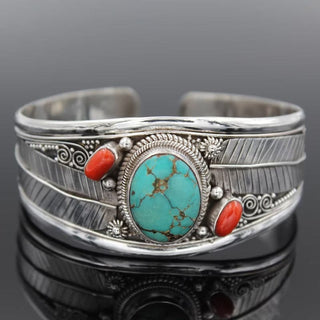 Turquoise Open Armband - Bayu