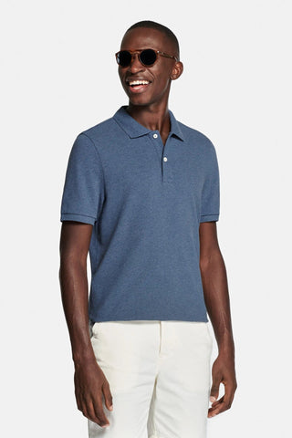 Zipari - Klassiek poloshirt donkerblauw - Polo Heren - Bayu