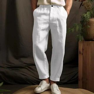 Zipari - Zomerse Casual Linnen Herenbroek - Men Pants - Bayu